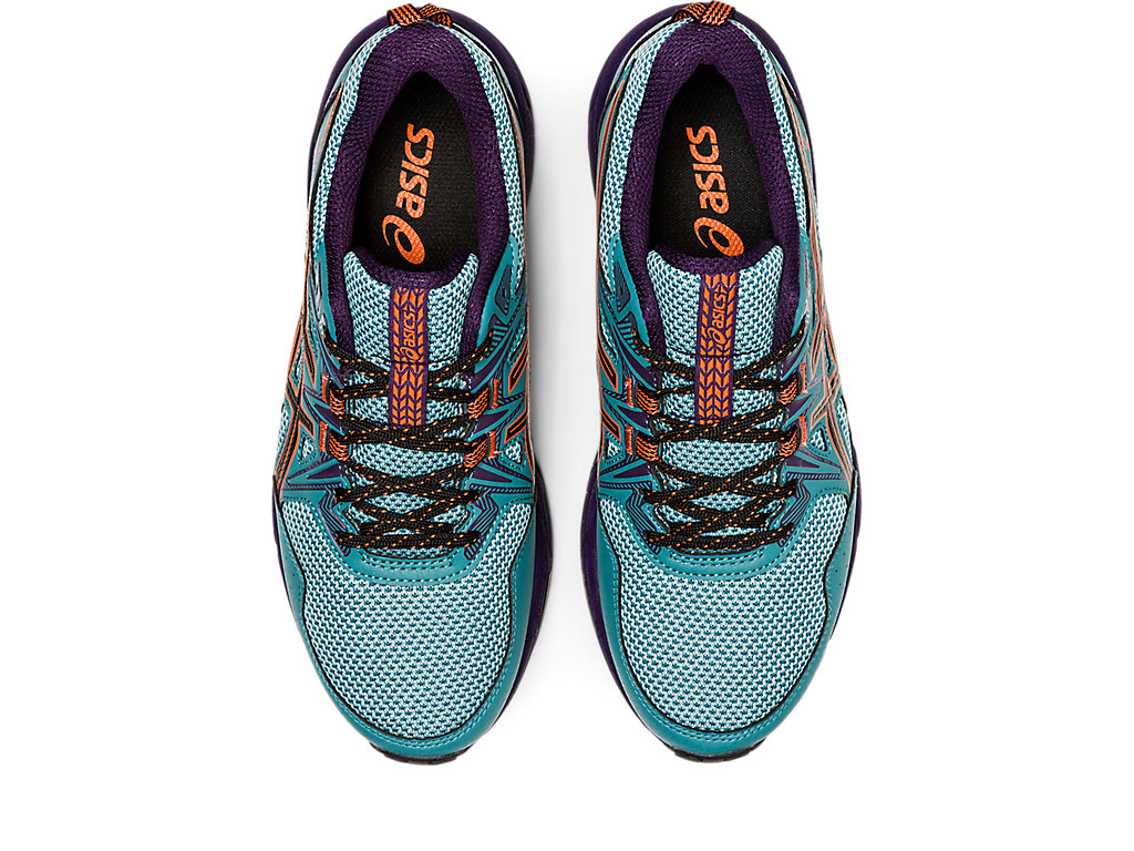 Women's Asics Gel-Venture 8 Trail Running Shoes Deep Green / Orange | 6714-MIUDJ