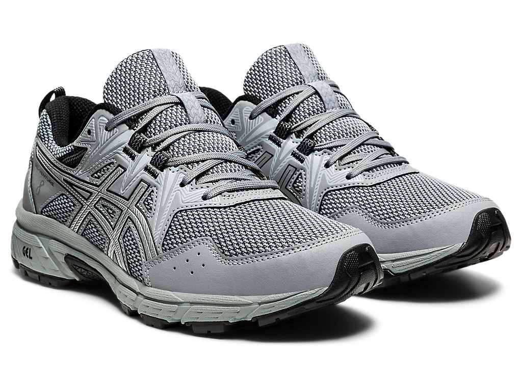 Women's Asics Gel-Venture 8 Trail Running Shoes Silver | 7346-MLGFR