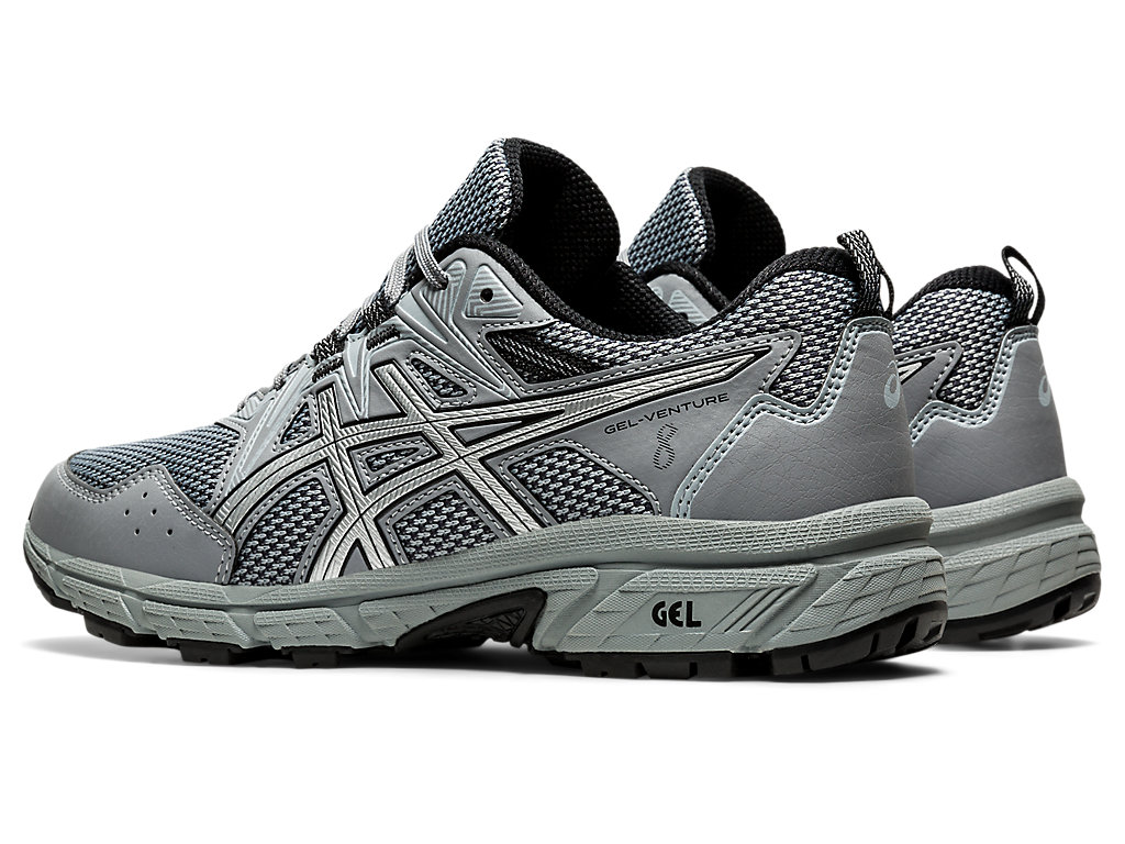 Women's Asics Gel-Venture 8 Trail Running Shoes Silver | 7346-MLGFR