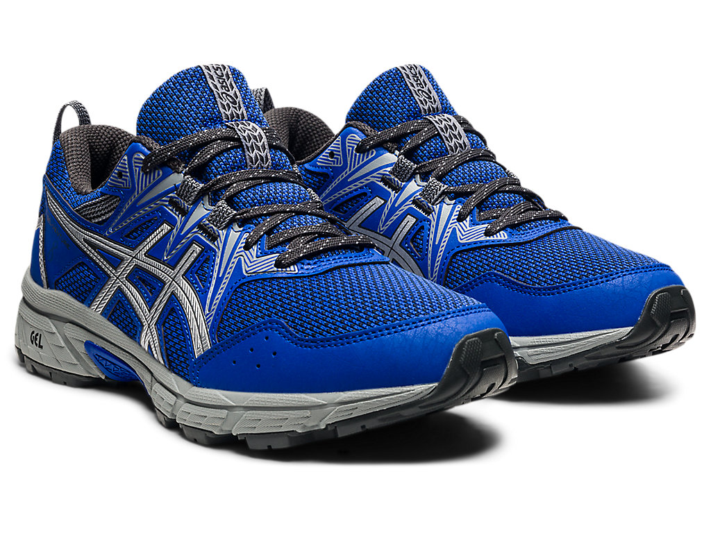 Women's Asics Gel-Venture 8 Trail Running Shoes Blue / Silver | 8605-FCHET