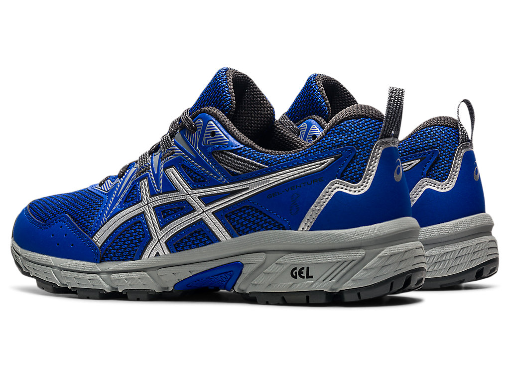 Women's Asics Gel-Venture 8 Trail Running Shoes Blue / Silver | 8605-FCHET