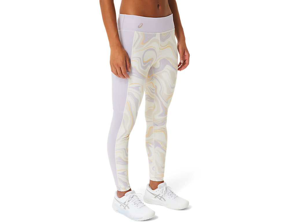 Women's Asics Graphic Leggings Purple | 4568-CVOGW