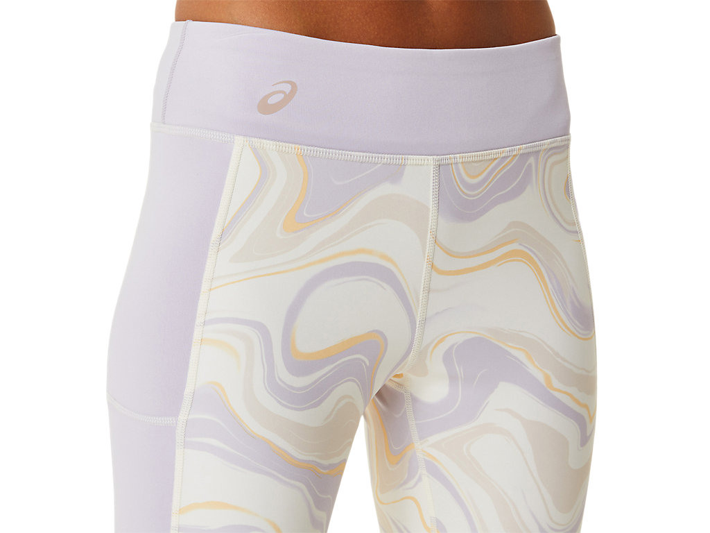 Women's Asics Graphic Leggings Purple | 4568-CVOGW