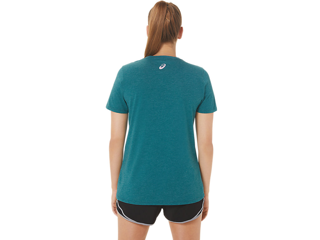 Women's Asics Gsg Since 1977 Adventure Crew T Shirts Deep Green | 4321-YKIMZ