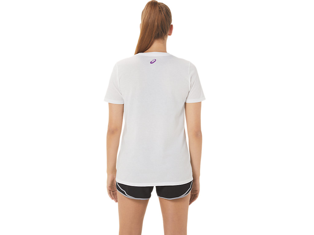 Women's Asics Gsg Since 1977 Adventure Crew T Shirts White | 9061-ELMNZ