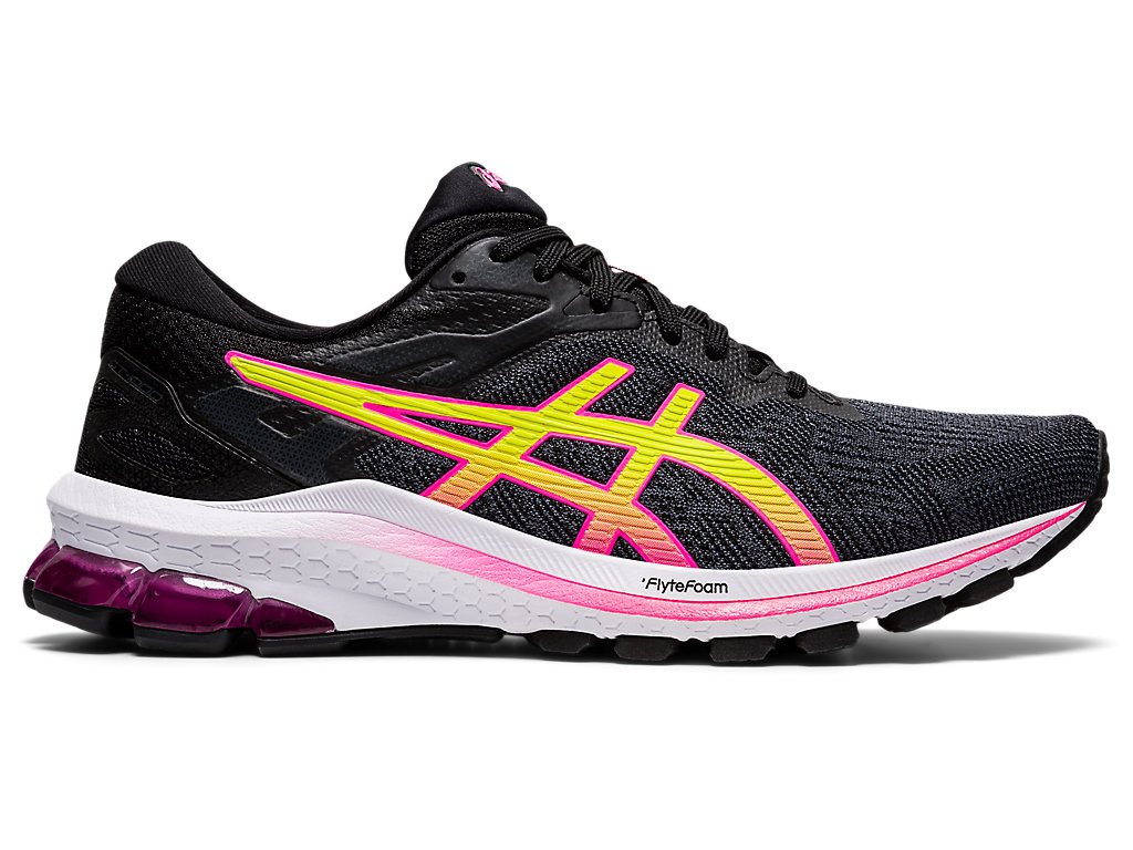 Women\'s Asics Gt-1000 10 Walking Shoes Black / Pink | 0654-WHLIP