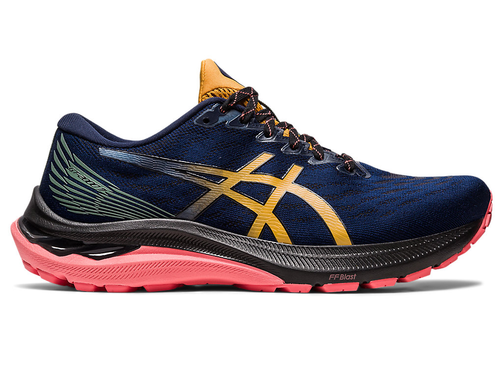 Women\'s Asics Gt-2000 11 Tr Trail Running Shoes Navy | 3815-IEJRG