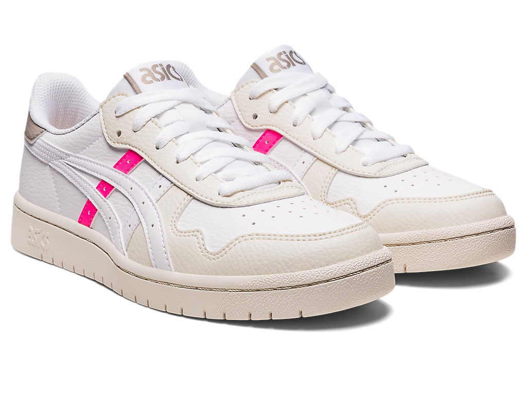 Women's Asics Japan S Sneakers White / Pink | 0253-STAYG