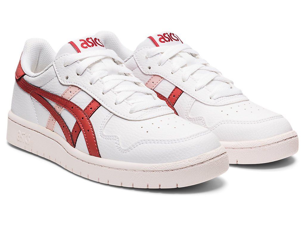 Women's Asics Japan S Sneakers White / Red Dark Red | 9852-VMOHJ