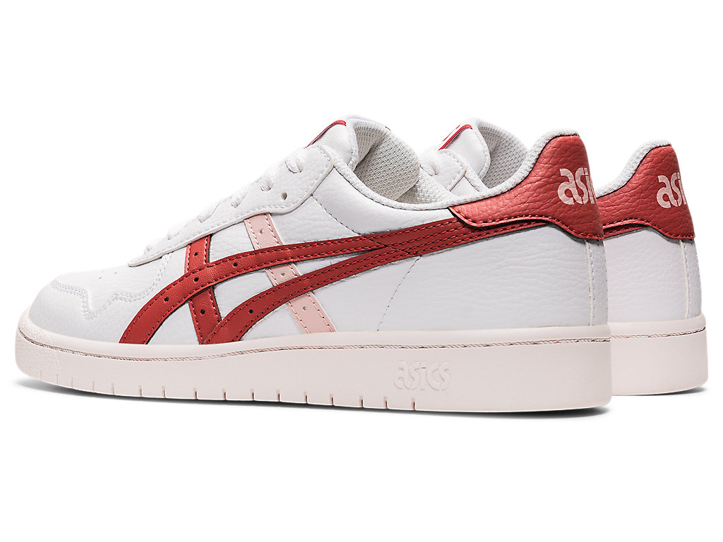 Women's Asics Japan S Sneakers White / Red Dark Red | 9852-VMOHJ