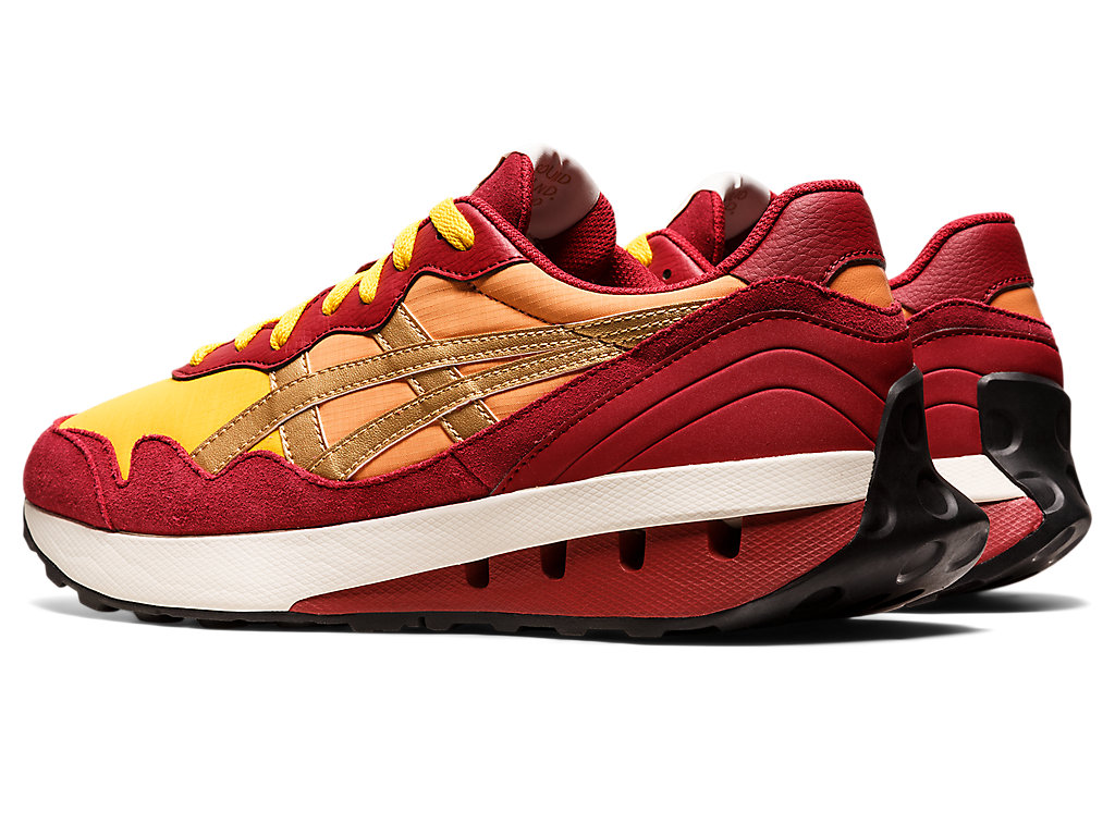 Women's Asics Jogger X81 Sneakers Orange / Burgundy | 2439-JHKMU