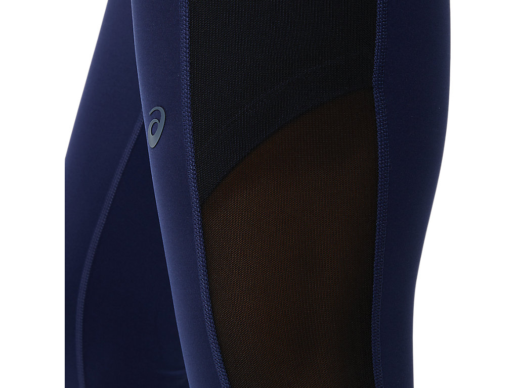 Women's Asics Kate Pocket Capri Leggings Navy | 0158-ZNBSY