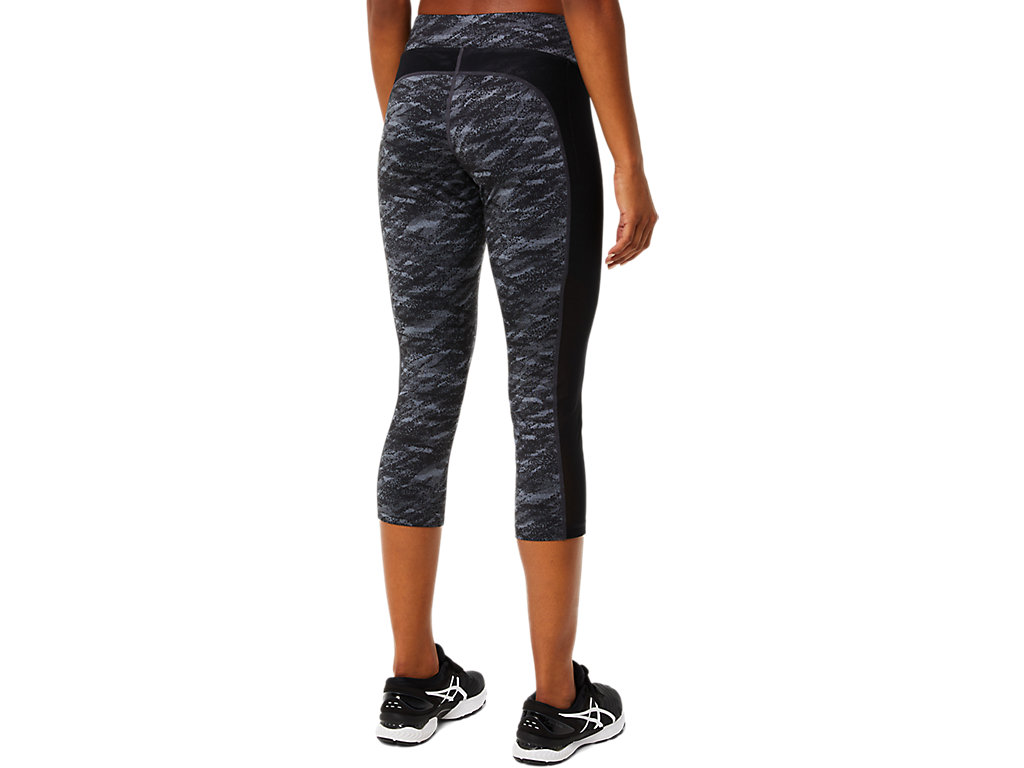 Women's Asics Kate Pocket Capri Leggings Grey | 3685-ZLHGO