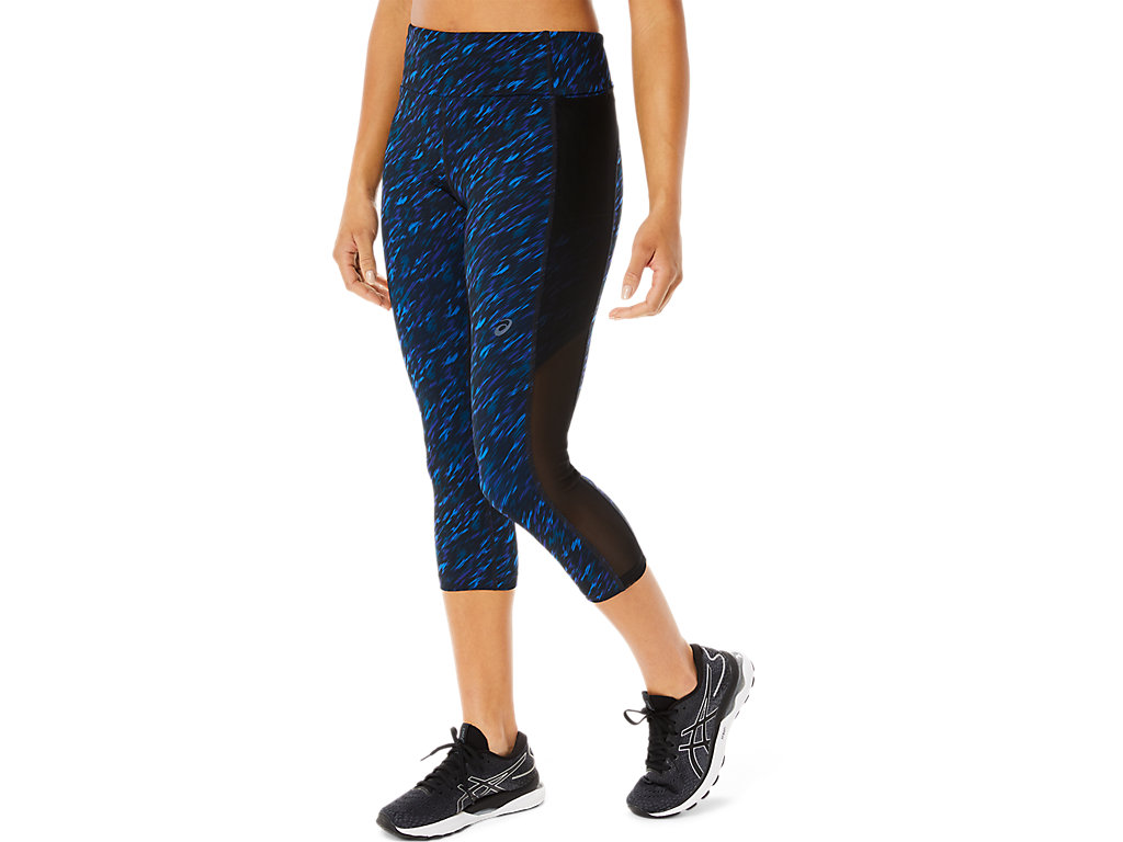 Women's Asics Kate Pocket Capri Leggings Blue | 5736-EJMBA