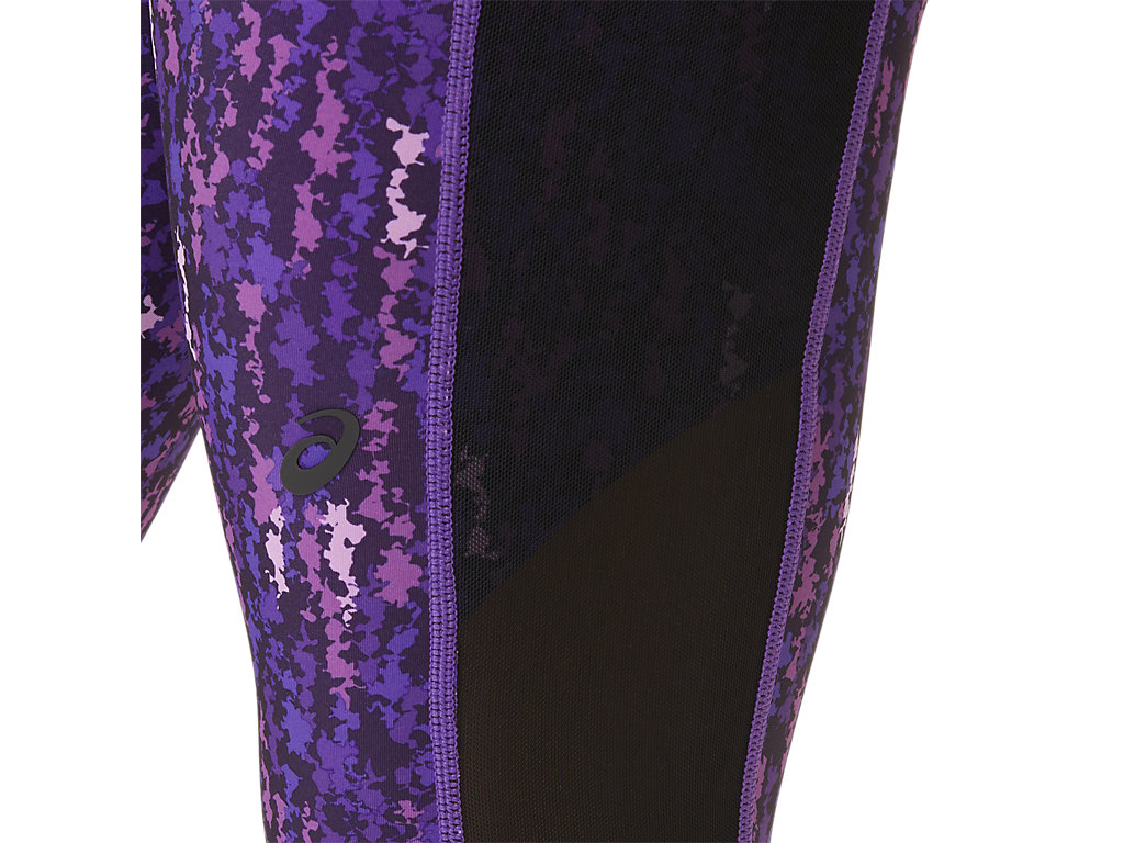 Women's Asics Kate Pocket Capri Leggings Purple / Black | 7352-XQFKD