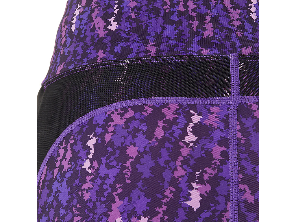 Women's Asics Kate Pocket Capri Leggings Purple / Black | 7352-XQFKD