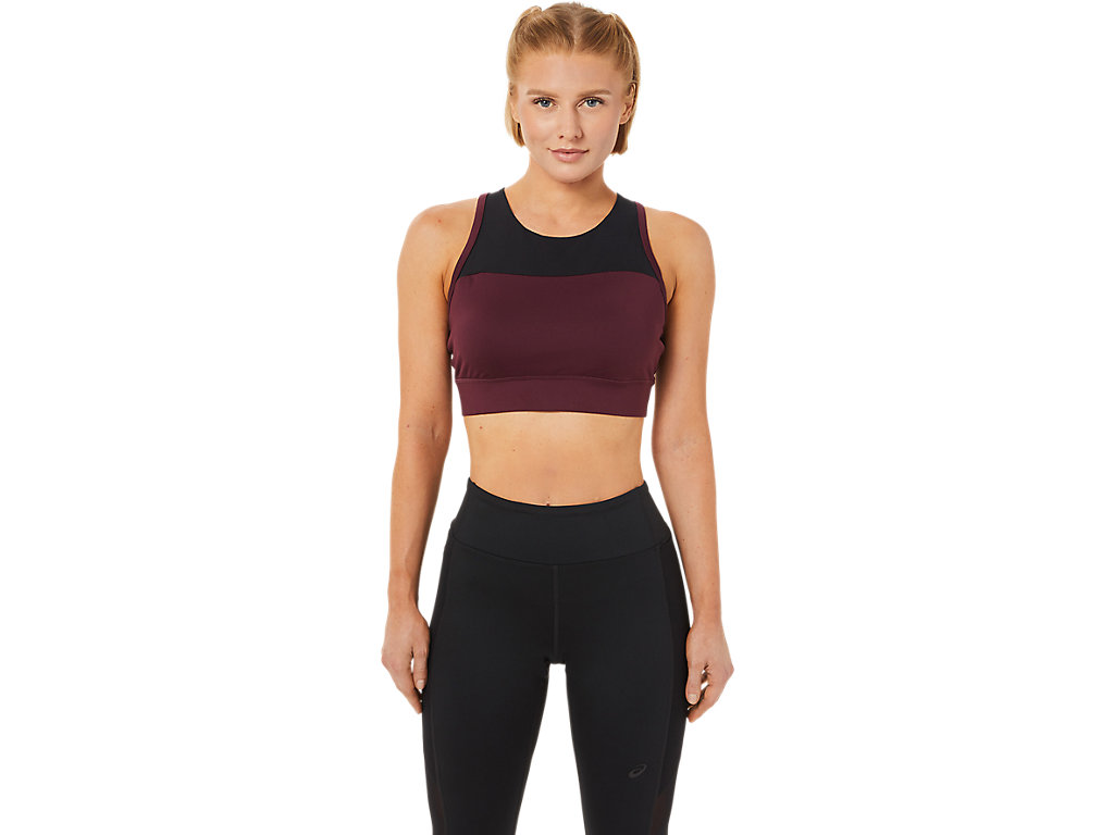 Women\'s Asics Kate Strappy Sports Bra Burgundy | 1270-AGDHL