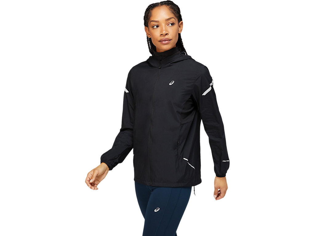 Women's Asics Lite-Show Jackets Black | 1794-MYGVL