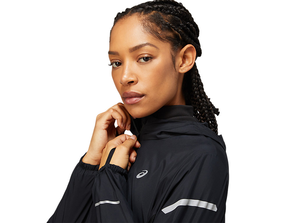 Women's Asics Lite-Show Jackets Black | 1794-MYGVL