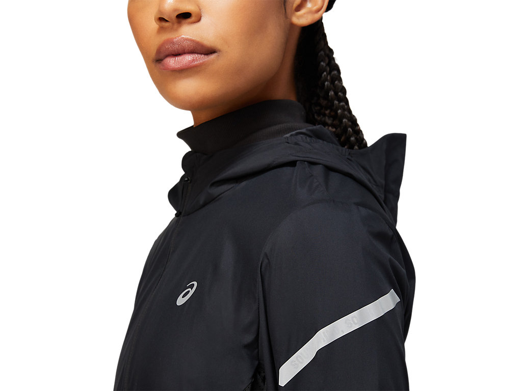 Women's Asics Lite-Show Jackets Black | 1794-MYGVL