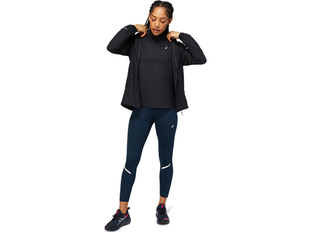 Women's Asics Lite-Show Jackets Black | 1794-MYGVL