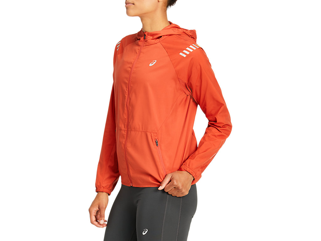 Women's Asics Lite-Show Jackets Brown / Deep Grey | 9341-DGBCK