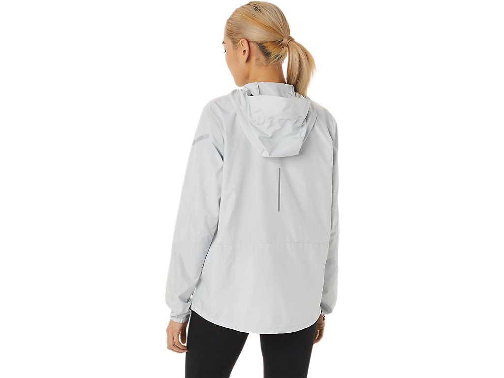 Women's Asics Lite-Show Jackets Grey / Black | 8403-OPCYA