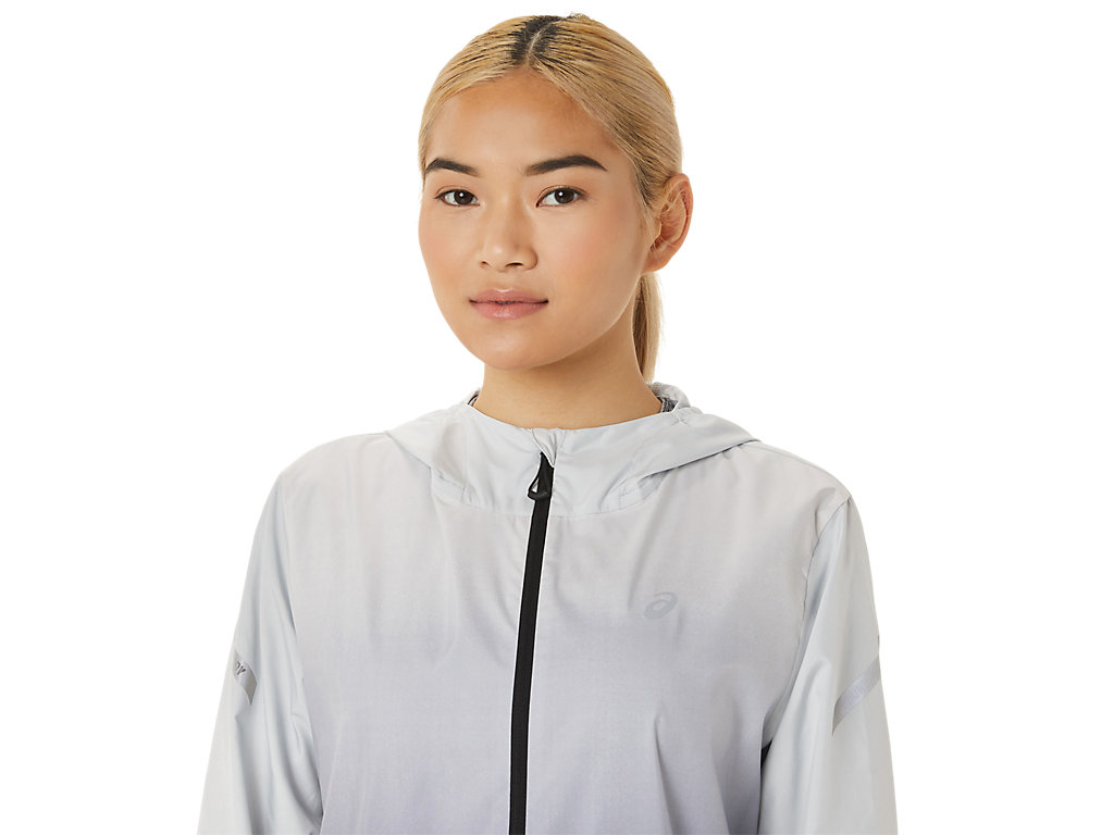 Women's Asics Lite-Show Jackets Grey / Black | 8403-OPCYA