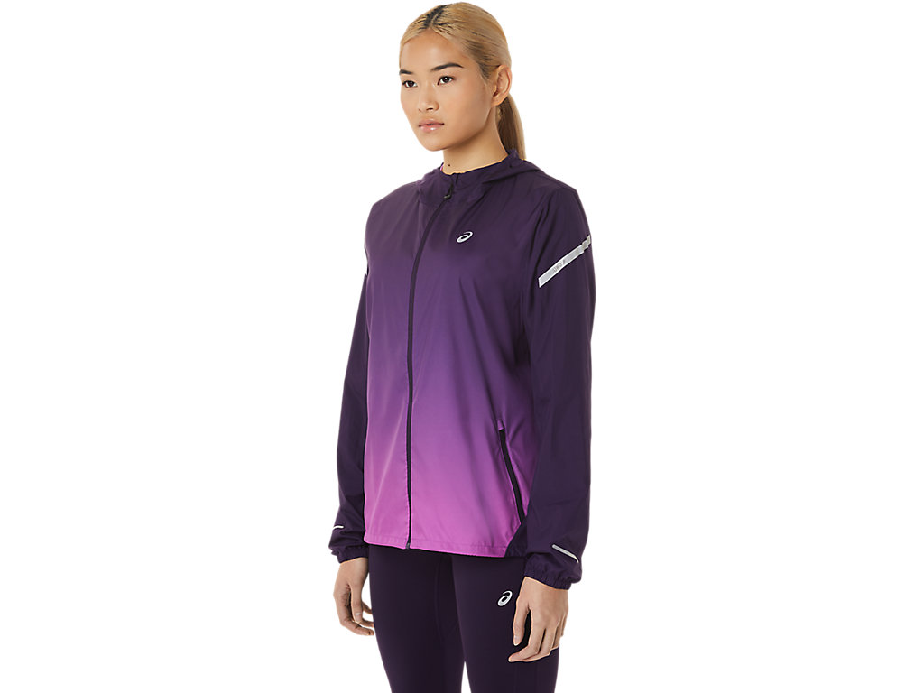 Women's Asics Lite-Show Jackets Purple | 1093-QMSAH