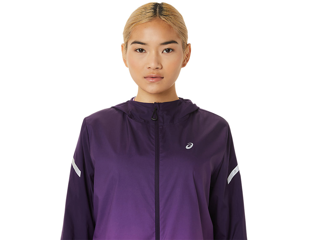 Women's Asics Lite-Show Jackets Purple | 1093-QMSAH