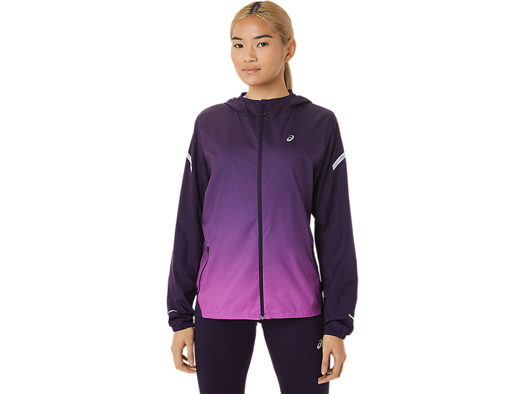 Women\'s Asics Lite-Show Jackets Purple | 1093-QMSAH