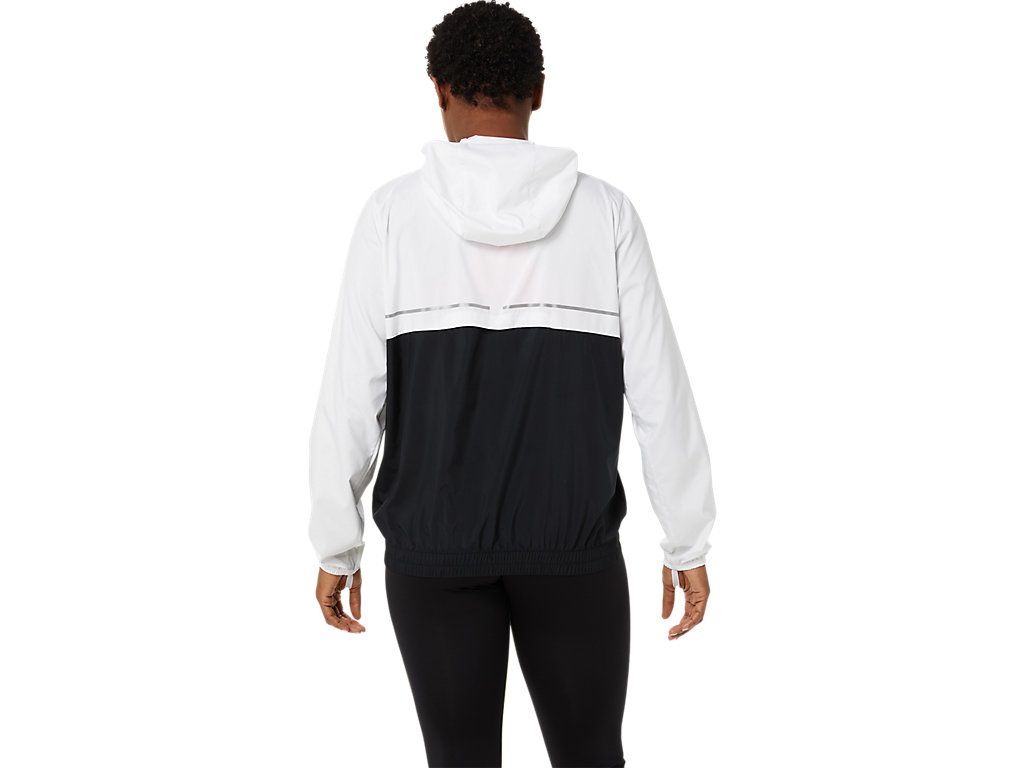 Women's Asics Lite-Show Jackets White / Light Green | 6954-AYIQE