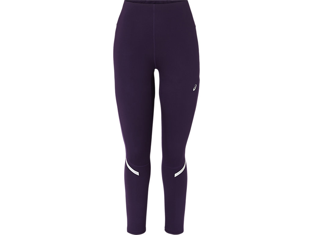 Women's Asics Lite-Show Leggings Dark Purple | 6594-PRDNH