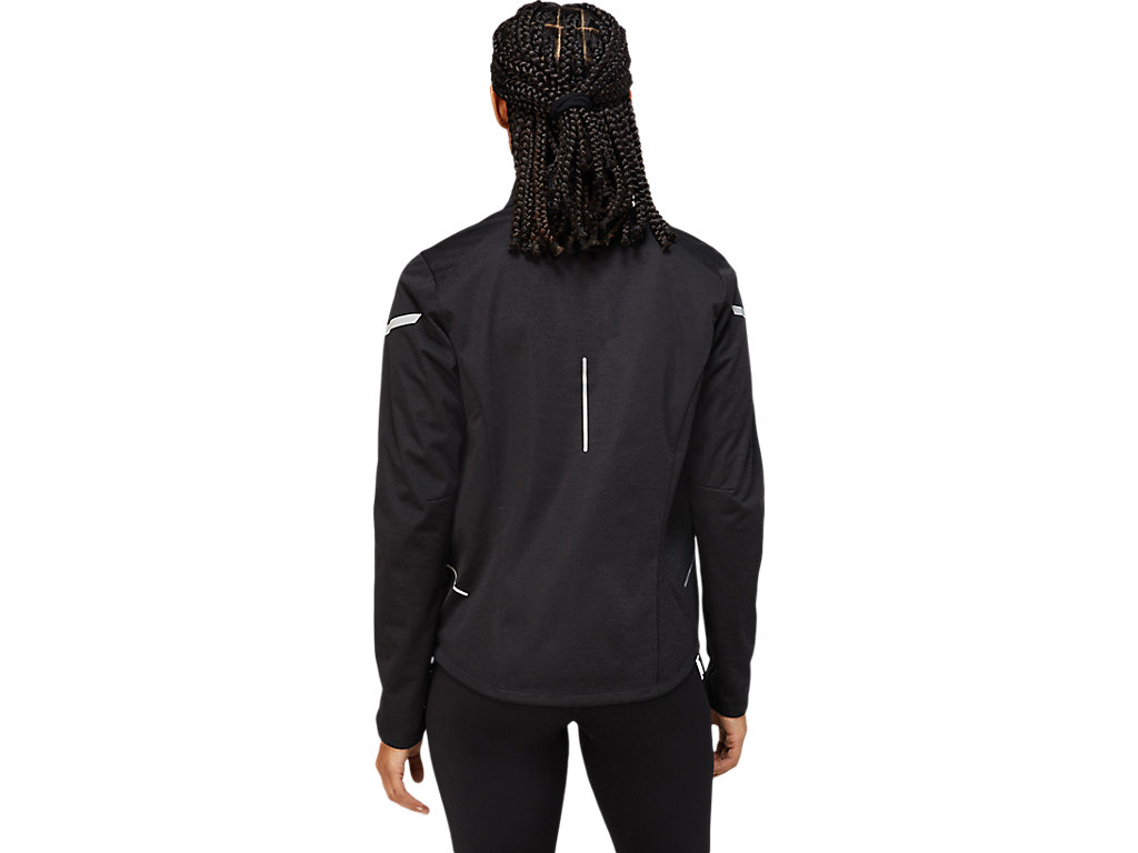 Women's Asics Lite-Show Winter Jackets Black | 6983-JKUNO