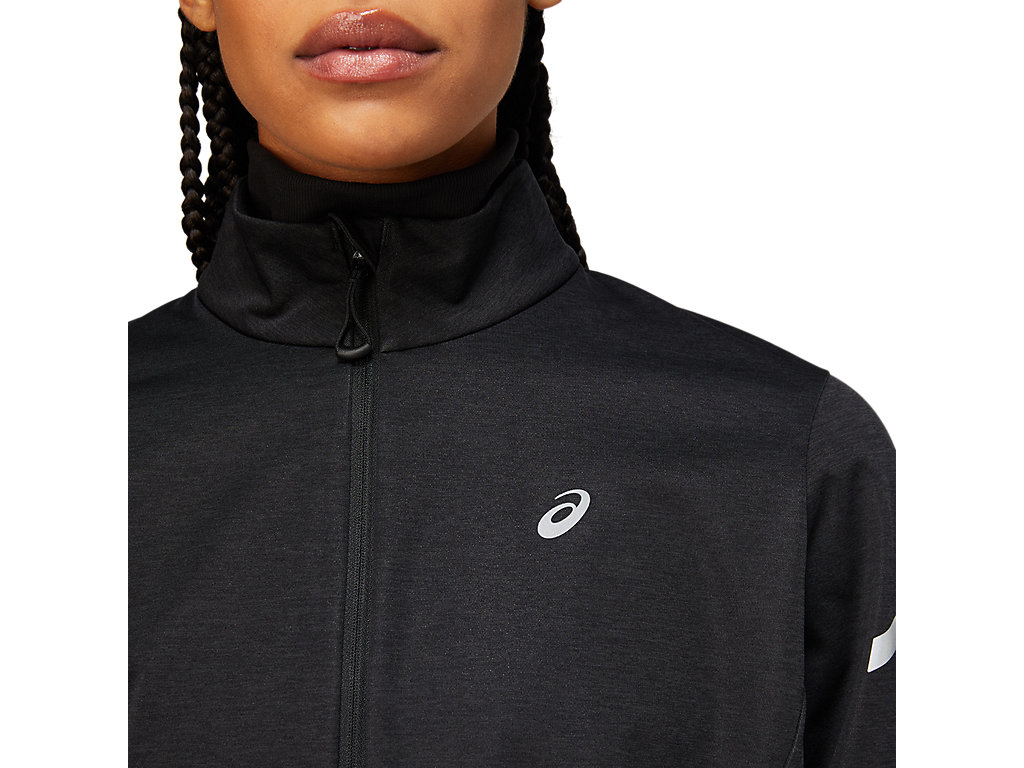 Women's Asics Lite-Show Winter Jackets Black | 6983-JKUNO