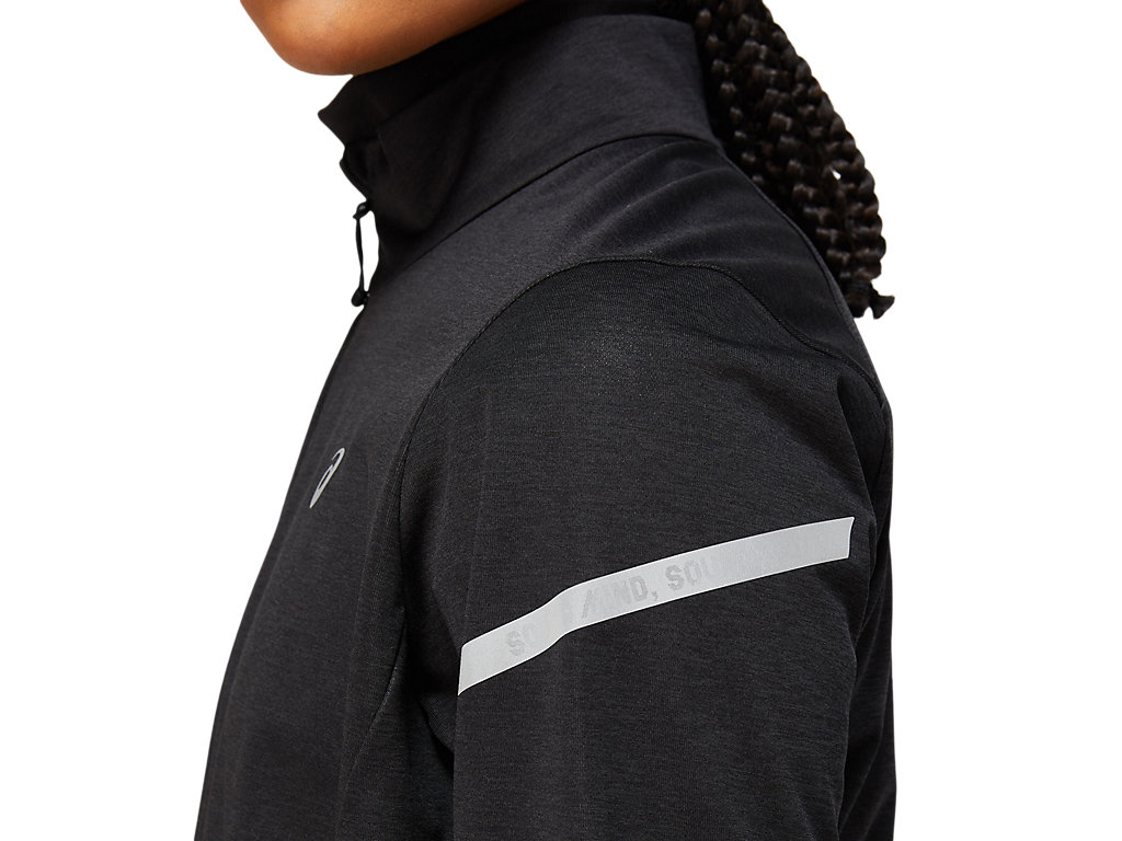 Women's Asics Lite-Show Winter Jackets Black | 6983-JKUNO