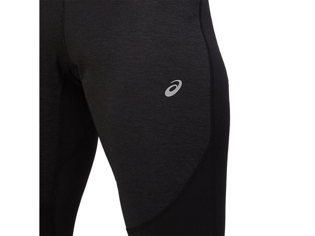 Women's Asics Lite-Show Winter Leggings Black | 1075-OJIQW