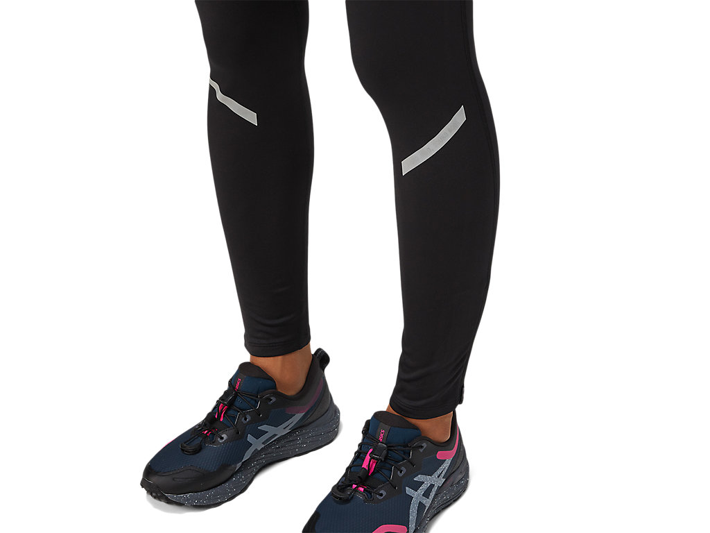 Women's Asics Lite-Show Winter Leggings Black | 1075-OJIQW