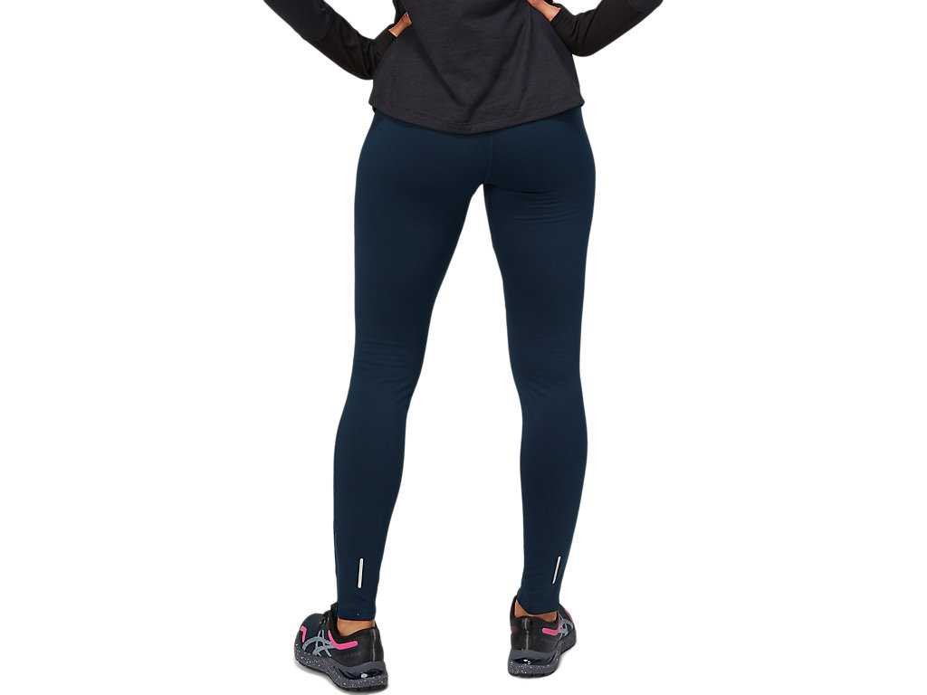 Women's Asics Lite-Show Winter Leggings Blue | 9502-MAKXT