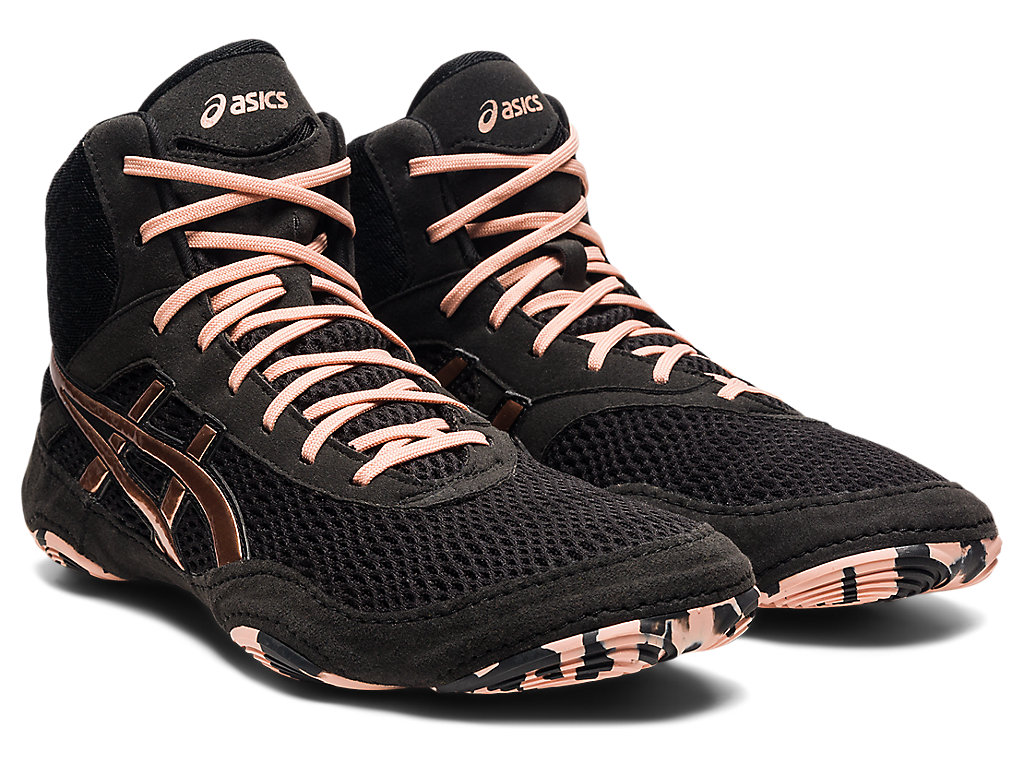 Women's Asics Matblazer Wrestling Shoes Black / Pink | 1570-GQFWN