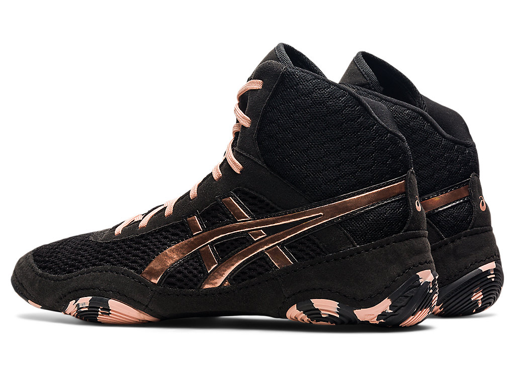 Women's Asics Matblazer Wrestling Shoes Black / Pink | 1570-GQFWN