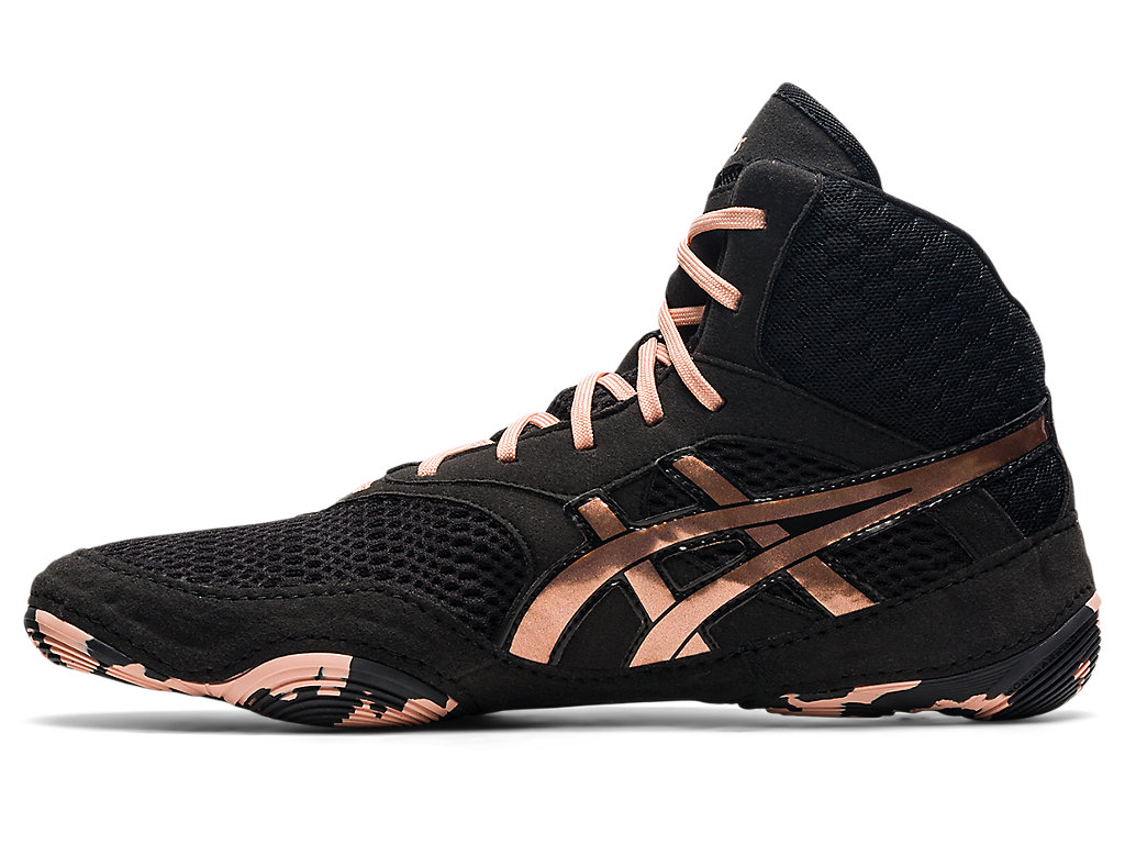 Women's Asics Matblazer Wrestling Shoes Black / Pink | 1570-GQFWN