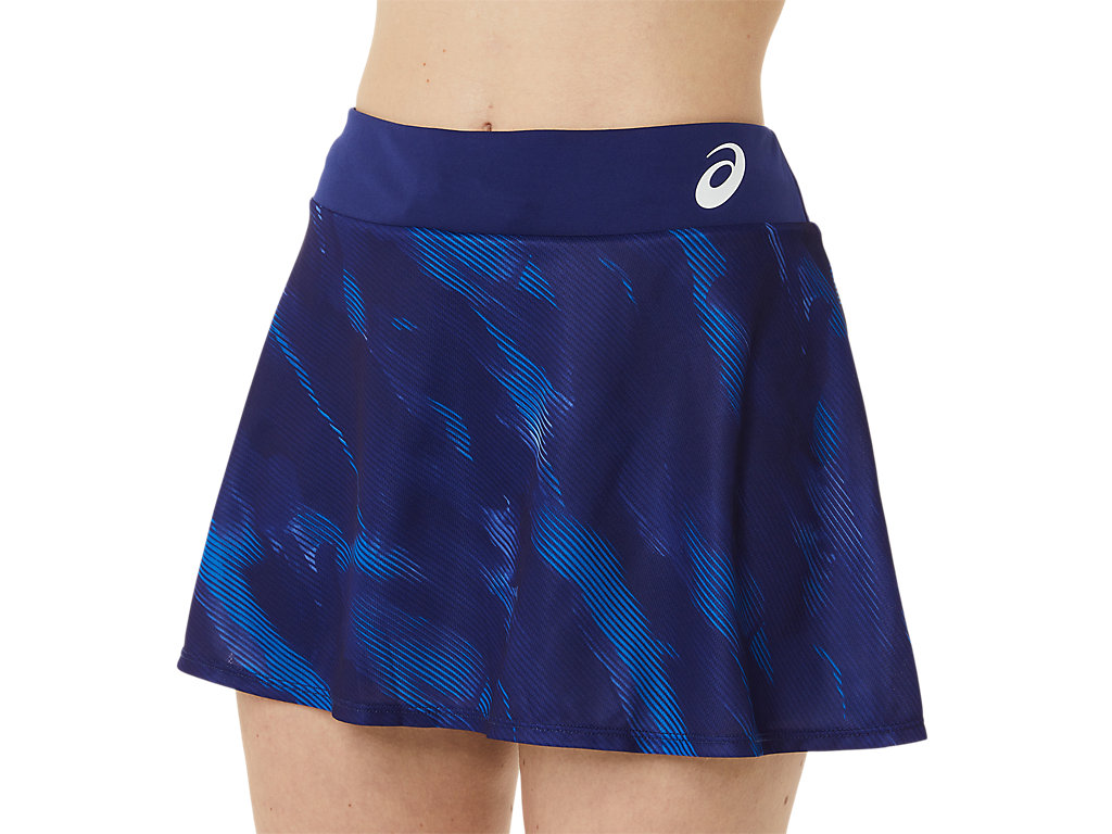 Women's Asics Match Graphic Skort Skirts Blue | 1863-QOZRE