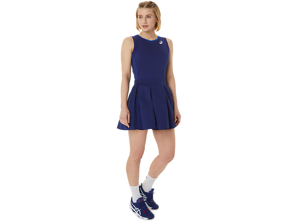 Women's Asics Match Skirts Blue | 5389-KMQBA