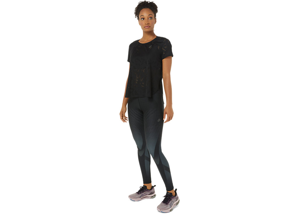 Women's Asics Metarun Leggings Black | 9012-BPOJK