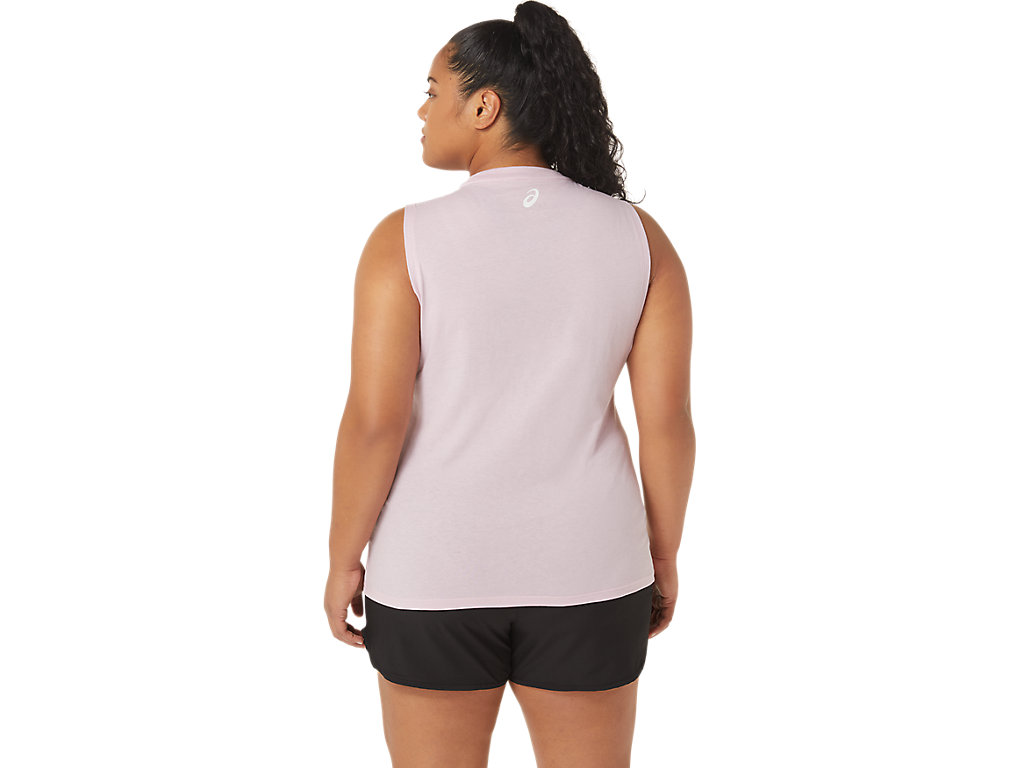 Women's Asics Mountain Muscle Tank T Shirts Rose | 0243-LIXKS