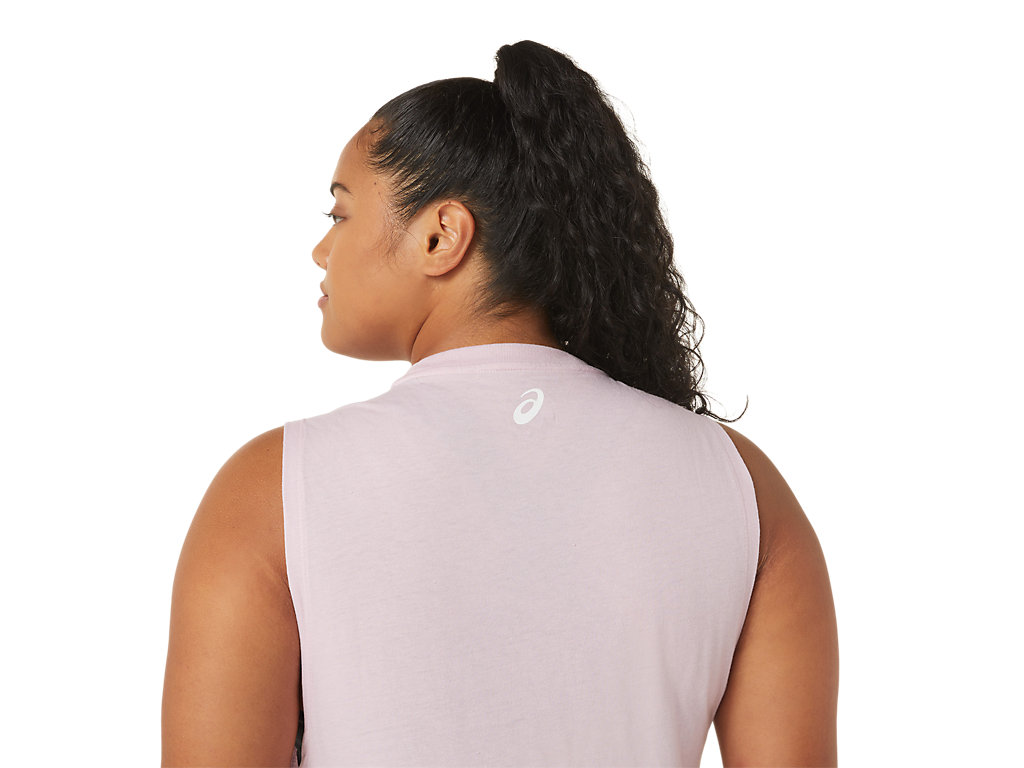 Women's Asics Mountain Muscle Tank T Shirts Rose | 0243-LIXKS