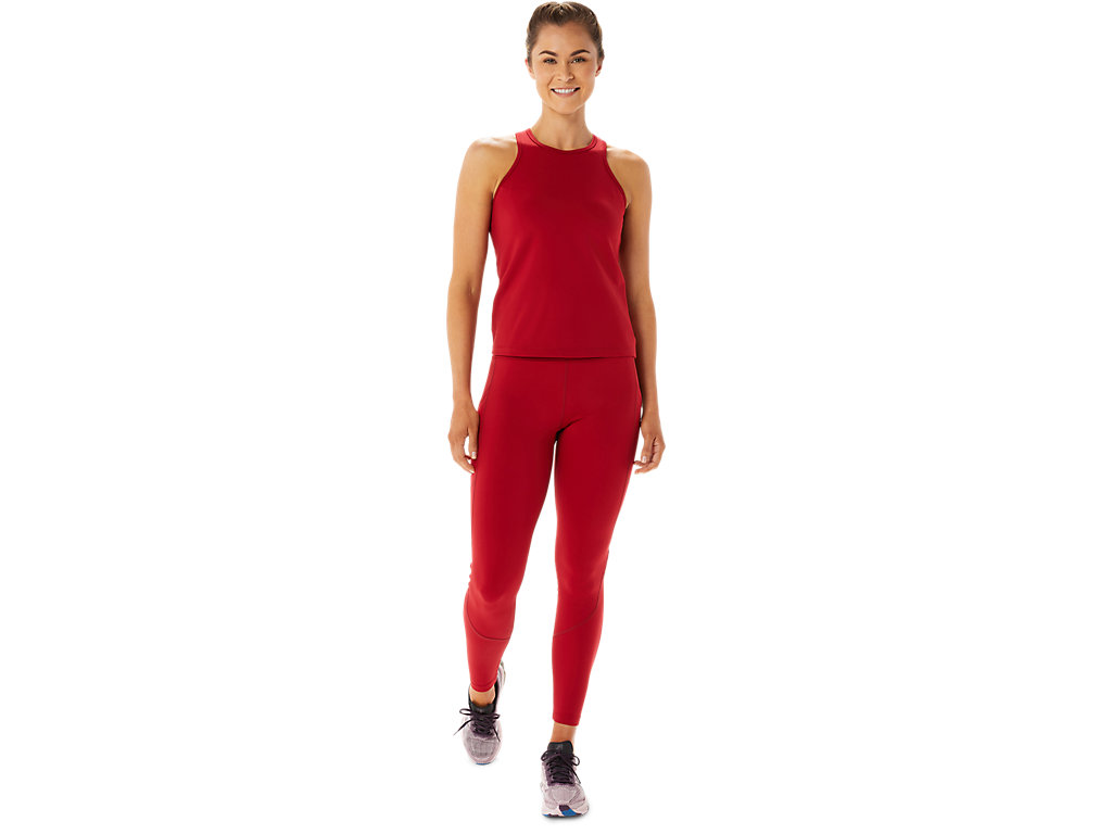 Women's Asics Movekoyo Training Sports Bra Red | 1657-DNIJR