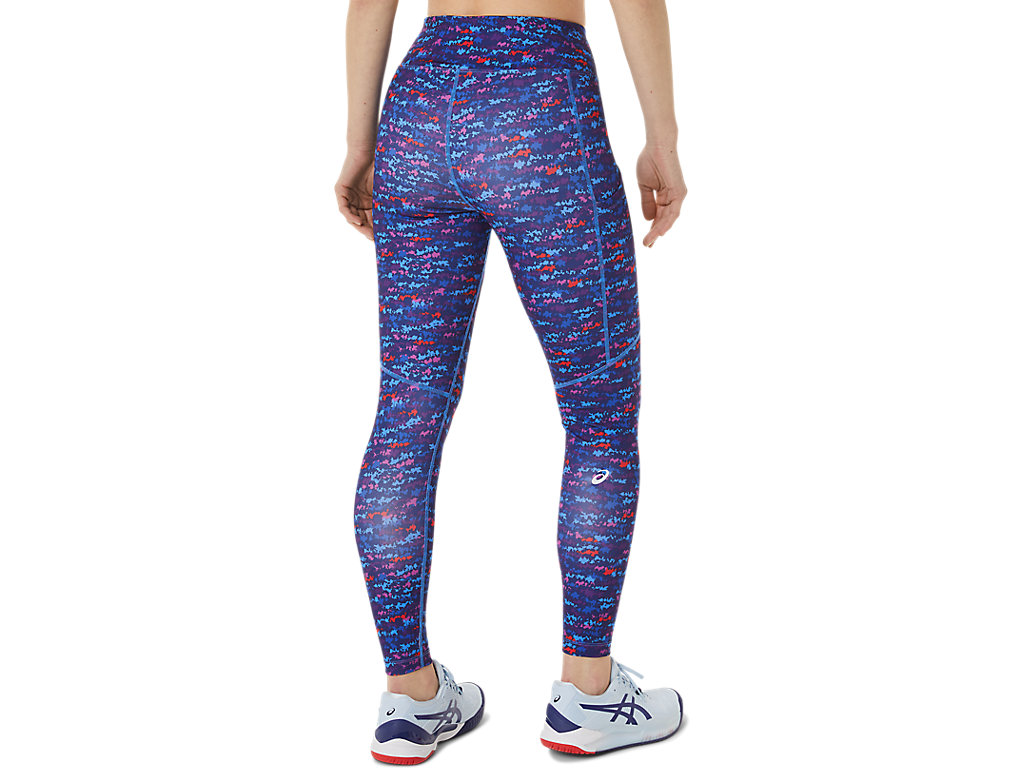 Women's Asics New Strong 92 Printed Leggings Purple | 1937-VXSTB