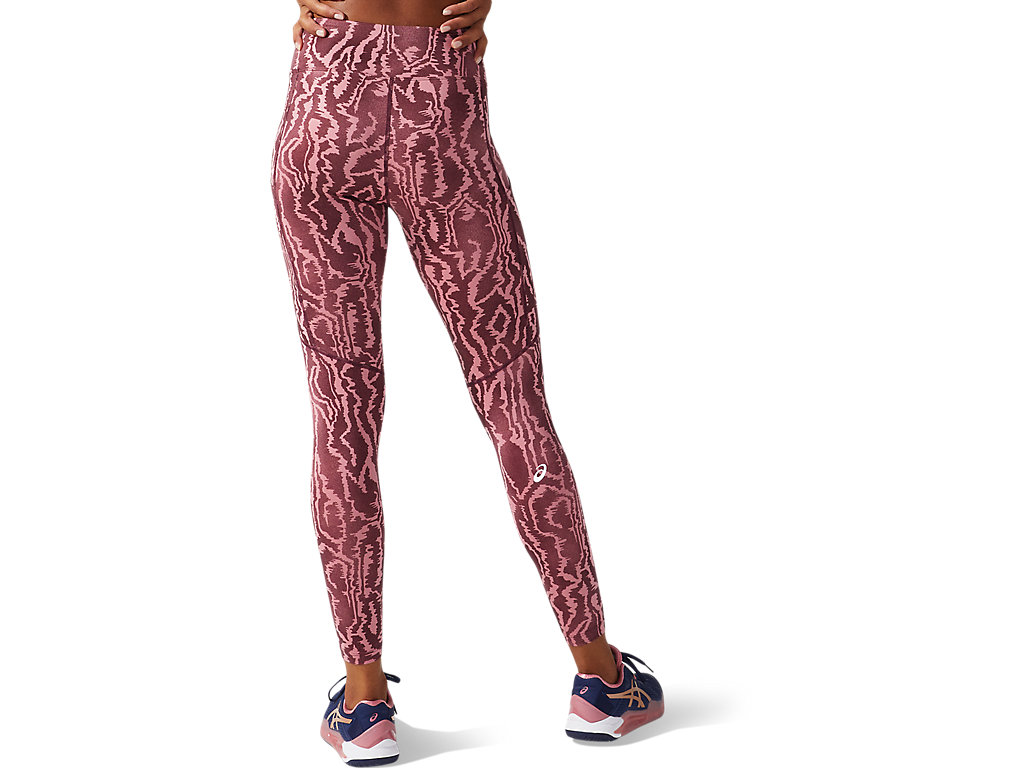 Women's Asics New Strong 92 Printed Leggings Fuchsia | 5162-BLSGZ